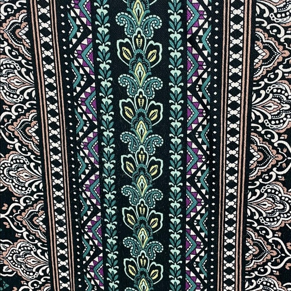 J. Jill Damask Print Rayon Long-Sleeve Top - Size Medium - Picture 3 of 9